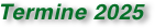 Termine 2025